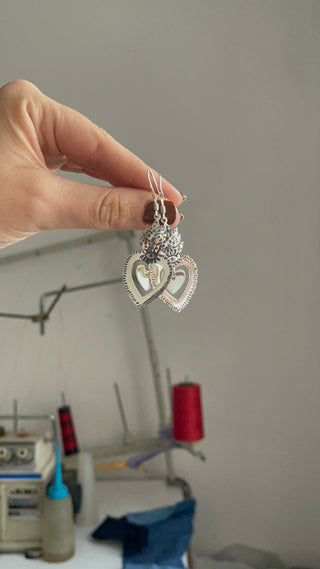 Corazón Sagrado Drop Earrings