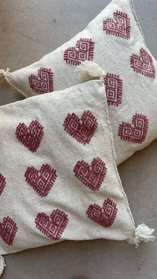 Wool Corazón Pillowcases