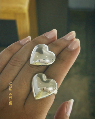 Bubble Corazón Ring